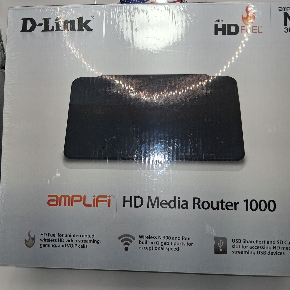 D-Link Amplifi HD Fuel Media Router 1000 Model DIR-657 NEW IN PLASTIC